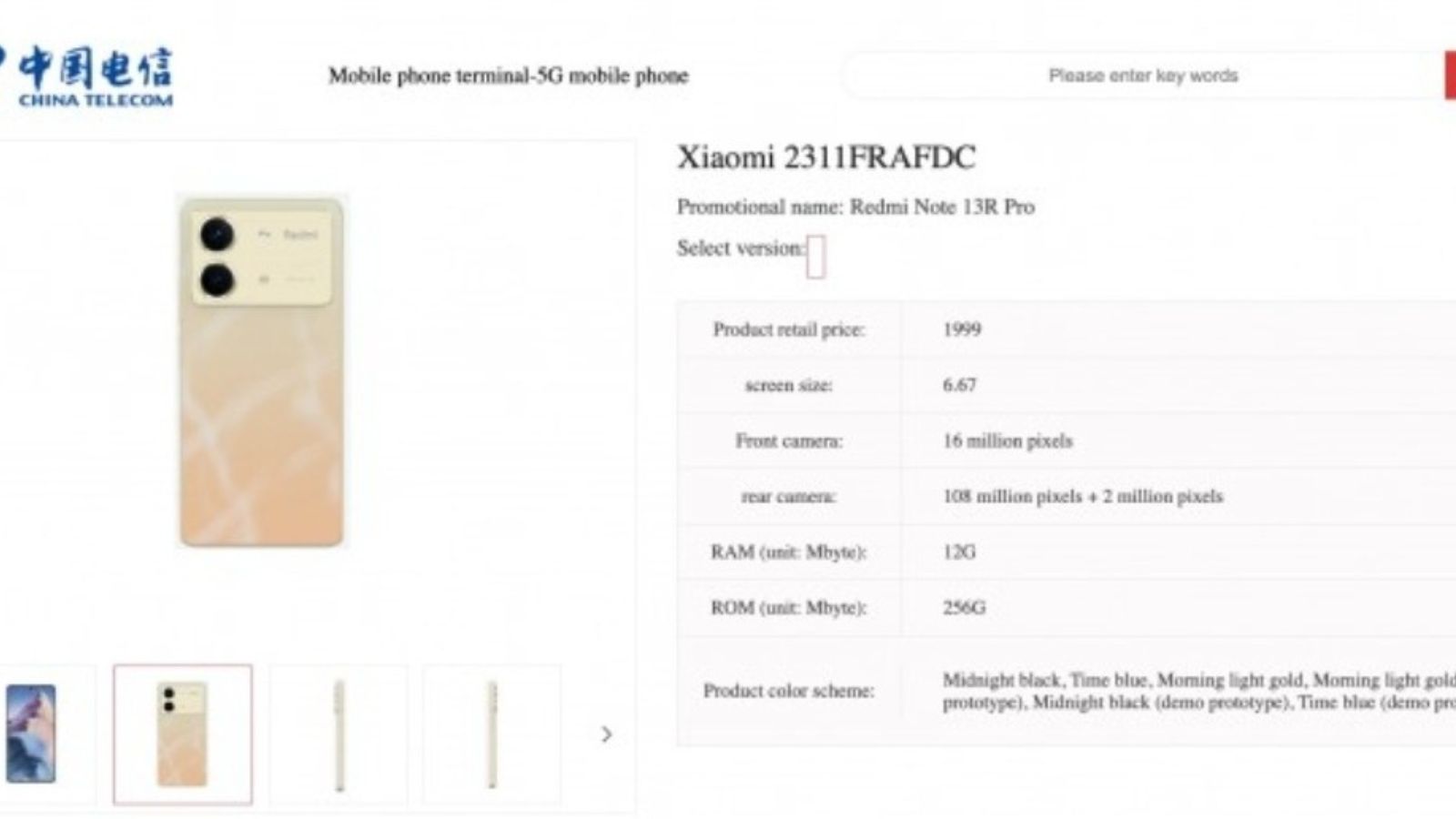 Xiaomi Redmi Note 13r pro specifiche 2