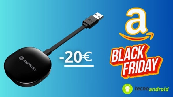 Adattatore Motorola Android Auto offerta black friday amazon
