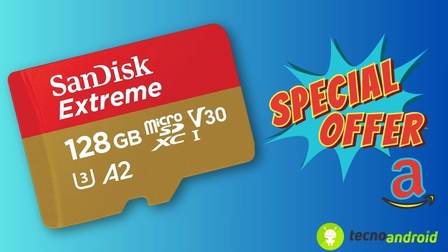 microsd sandisk in offerta su amazon