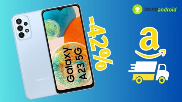 Samsung Galaxy A23 in offerta su amazon