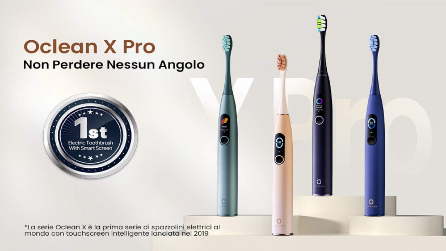 Oclean X Pro Digital Spazzolino Elettrico