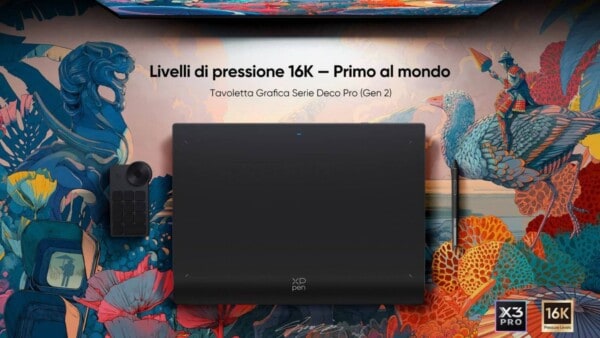 XPPEN: sconti speciali sui tablet da disegno con 16'000 livelli di pressione