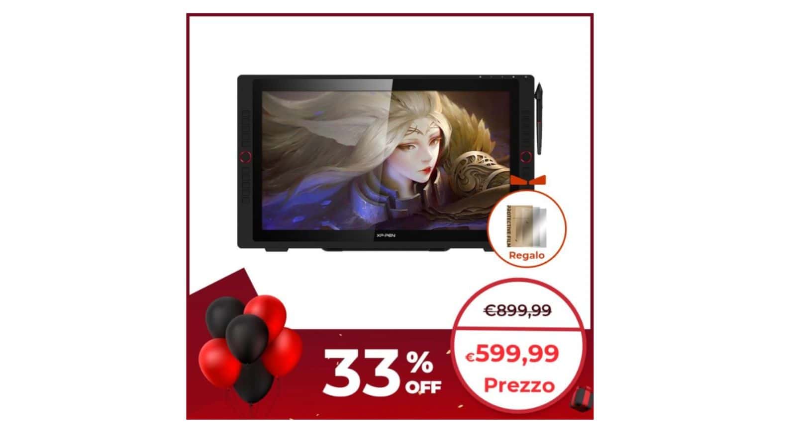 XPPen: offerte di Natale sugli ottimi tablet da disegno