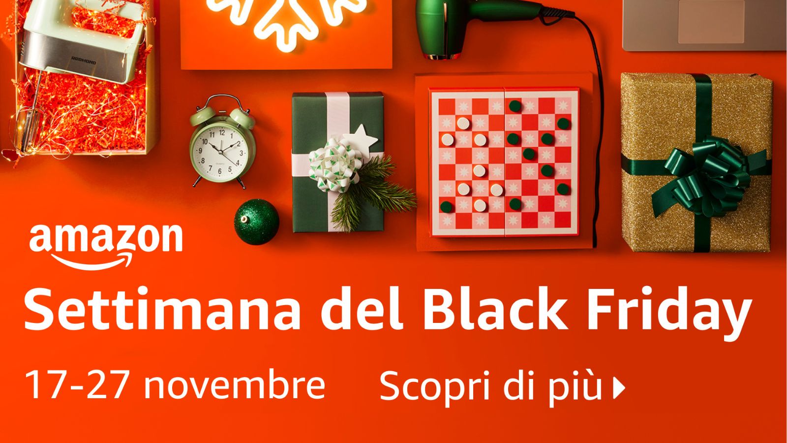 Amazon Black Friday 2023: il 17 Novembre parte la settimana di sconti