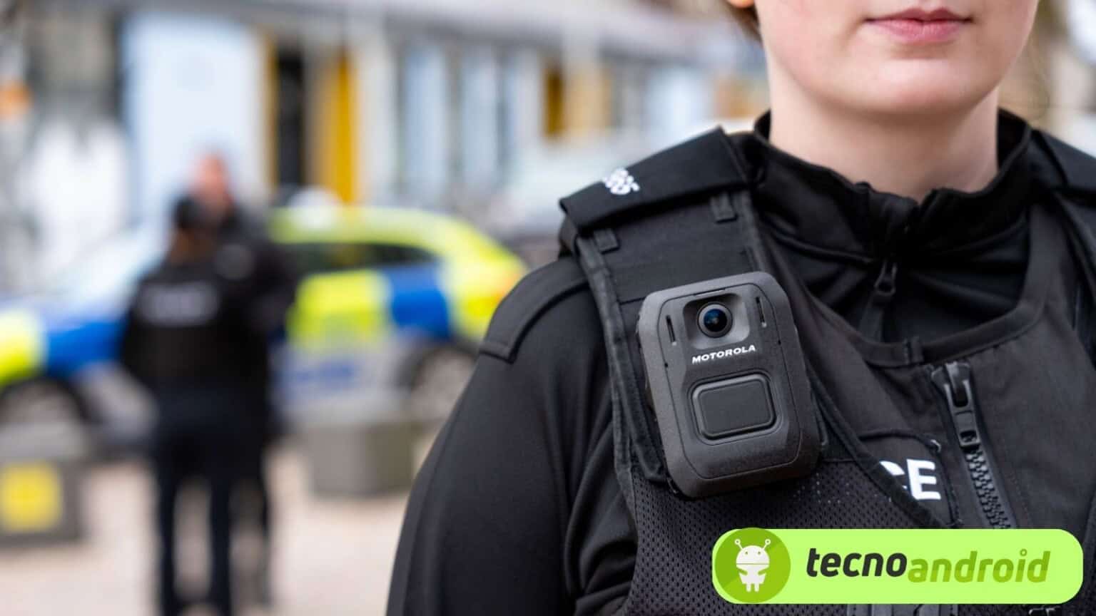 Motorola: arriva la bodycam V500 con video in tempo reale