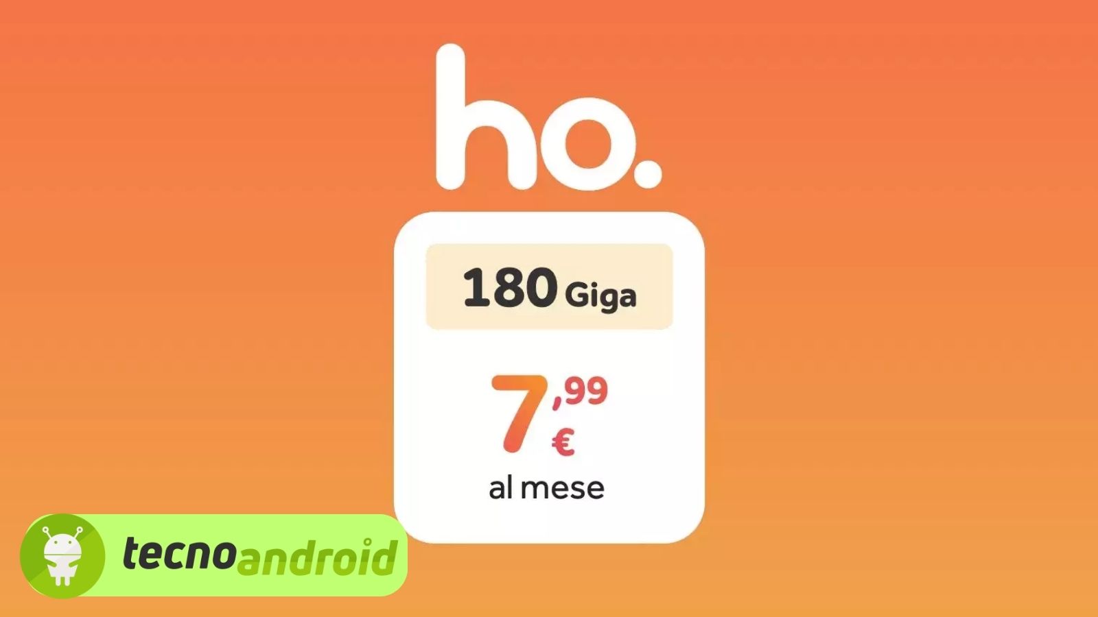 Ho Mobile: la nuova promo ti offre 180GB a meno di 8 euro 