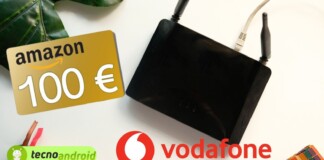 Vodafone con la sua rete fissa regala un buono Amazon da 100 euro
