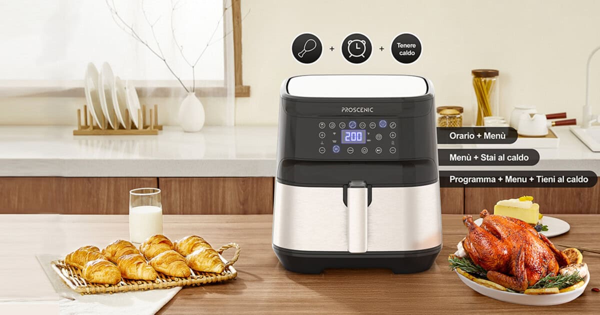 Proscenic T21 Friggitrice ad Aria