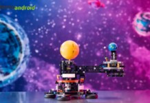 Nuovo set LEGO spaziale: il nostro pianeta e la luna in orbita