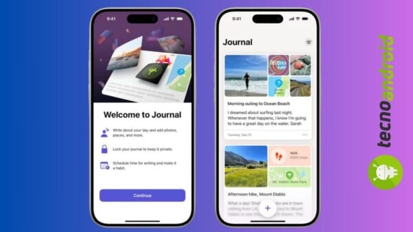Apple iOS aggiornamento funzione diario
