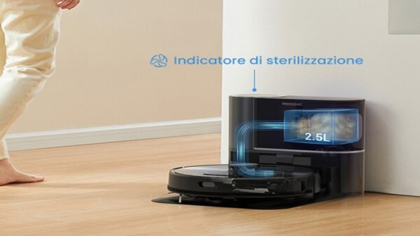 Proscenic M9 Robot Aspirapolvere Lavapavimenti