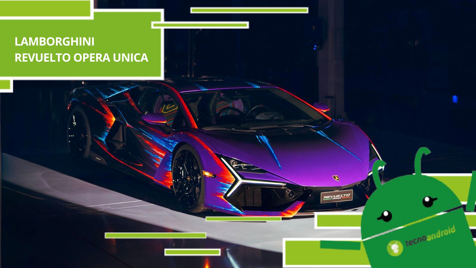 Lamborghini Revuelto Opera Unica, il nuovo gioiellino del marchio sembra uscito da un film futuristico
