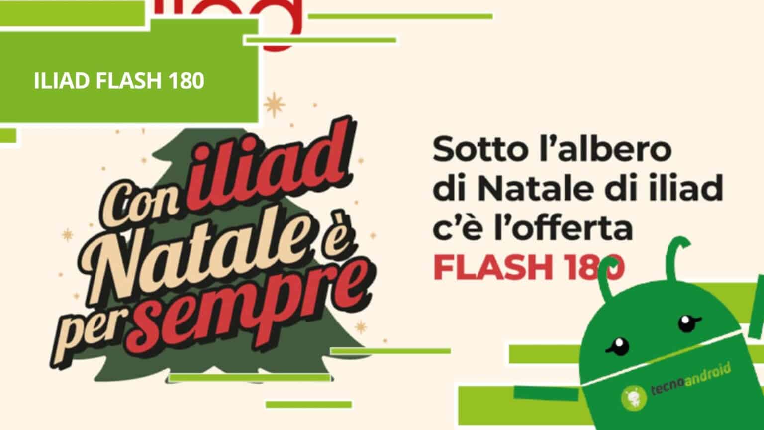 Iliad Flash 180 - cambia ora e risparmia, l'offerta costa solo 9,99 euro al mese