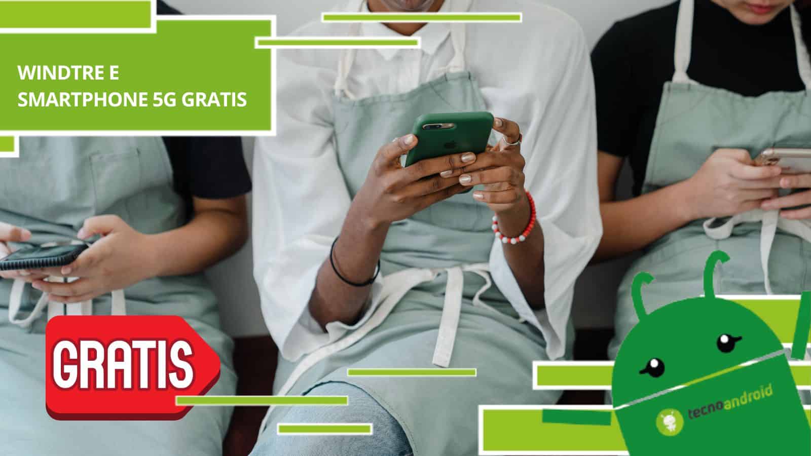 WindTre, a Natale l’operatore ti regala uno smartphone di quinta generazione