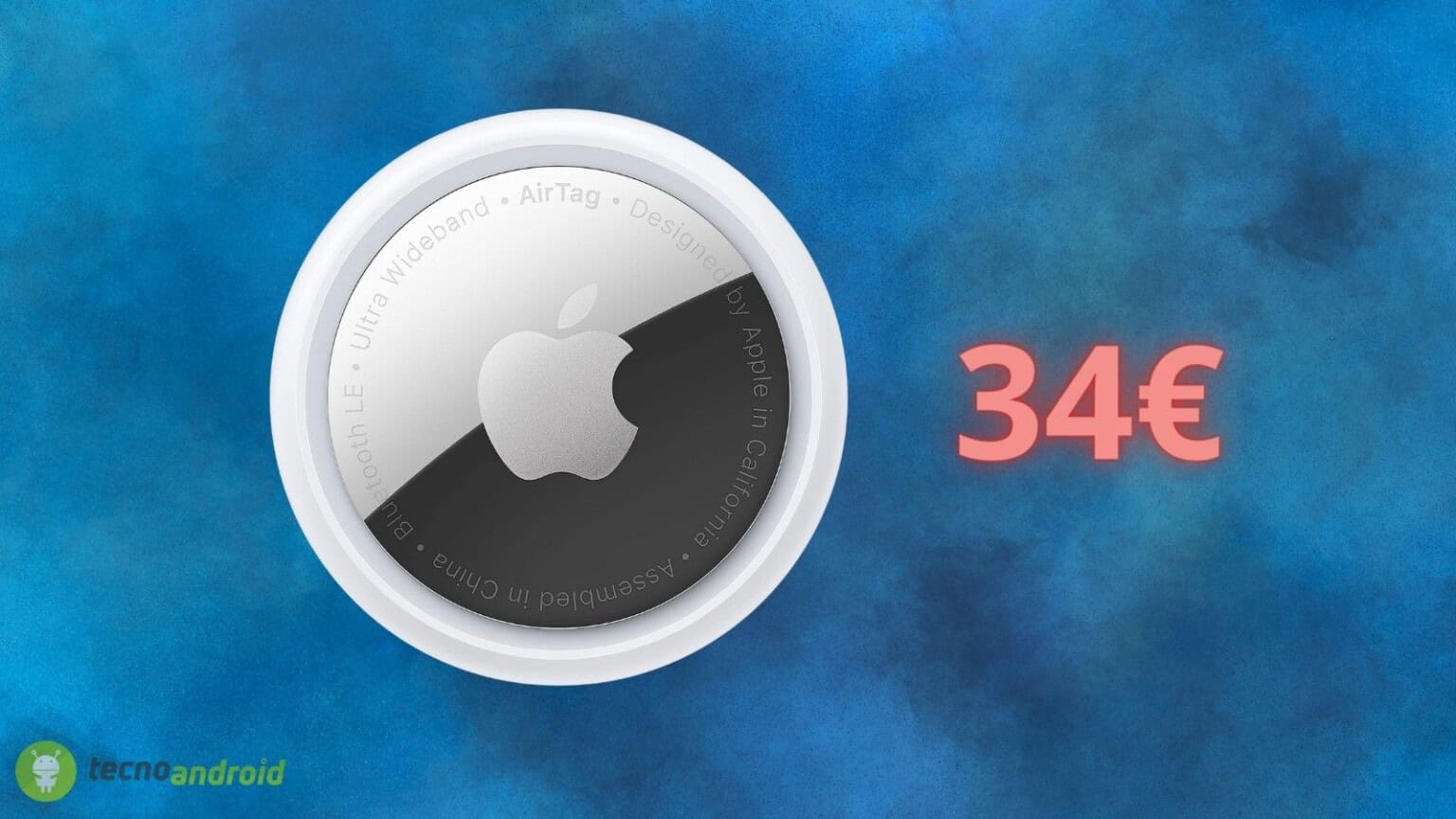 Apple AirTag in FUORITUTTO su Amazon (34€)