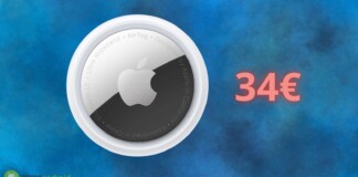 Apple AirTag in FUORITUTTO su Amazon (34€)