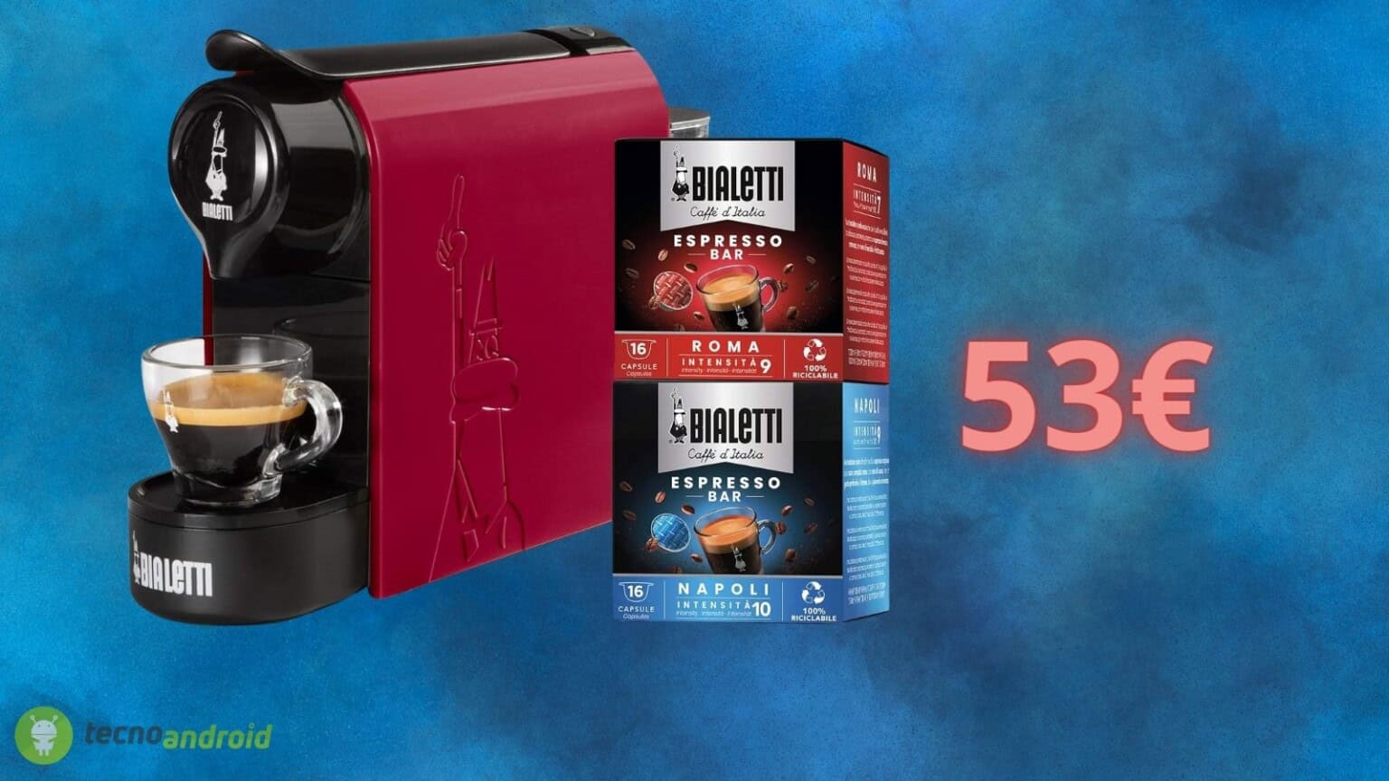Macchina del caffè con CAPSULE GRATIS: Bialetti a 53€ su Amazon
