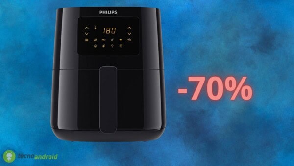 Amazon PAZZA: la friggitrice ad aria PHILIPS è scontata del 70%