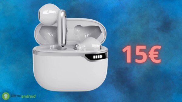 Cuffie bluetooth, in stile Apple AirPods Pro, a 15€ su Amazon: che OCCASIONE!