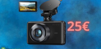 Dash cam AUTO: solo 25€ su Amazon con fotocamera a 1080p