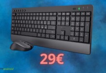 Trust: set di tastiera + mouse wireless a meno di 30€ su Amazon