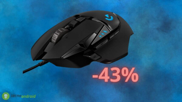 Logitech, il MOUSE da gaming più richiesto è SCONTATISSIMO