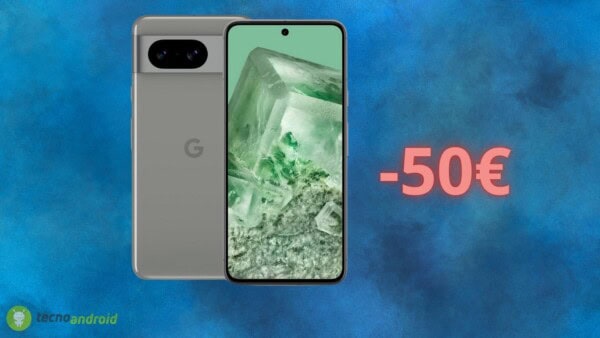 Google Pixel 8: prima OFFERTA FOLLE su Amazon, da acquistare subito