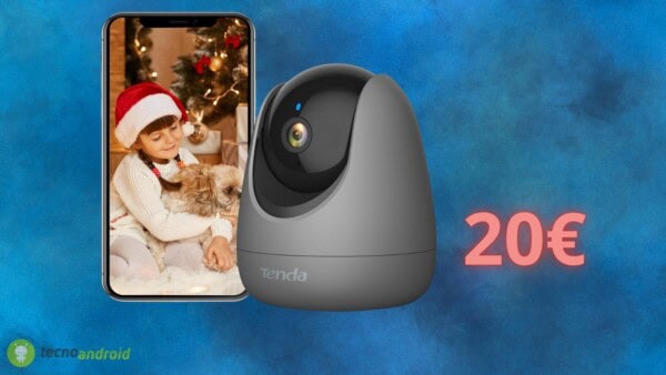 Telecamera WiFi da interno: costa solo 20€ su Amazon per Natale