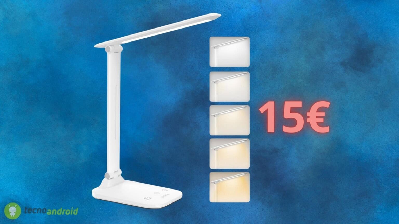 Lampada da scrivania a 15€: applicate il coupon su AMAZON