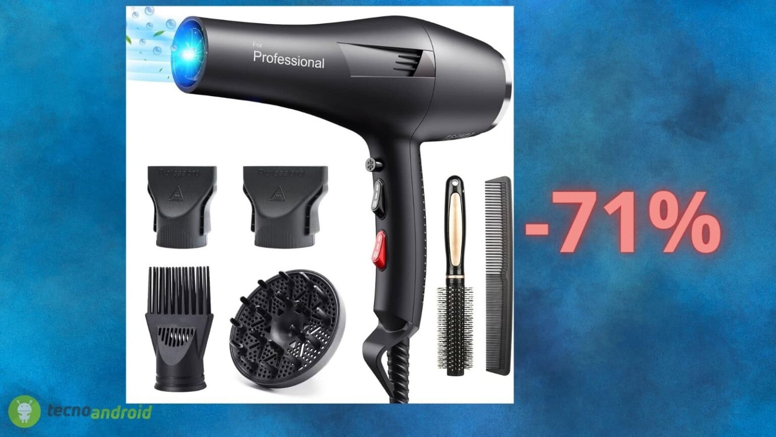 Phon in stile DYSON con sconto del 71% su Amazon