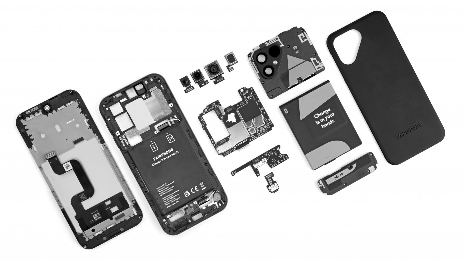 Fairphone 5, iFixit, teardown, riparabilità
