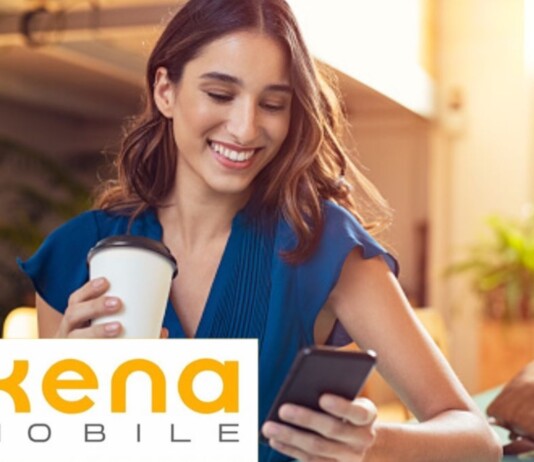 Kena Mobile costa 5 EURO al mese, ci sono 100 GIGA