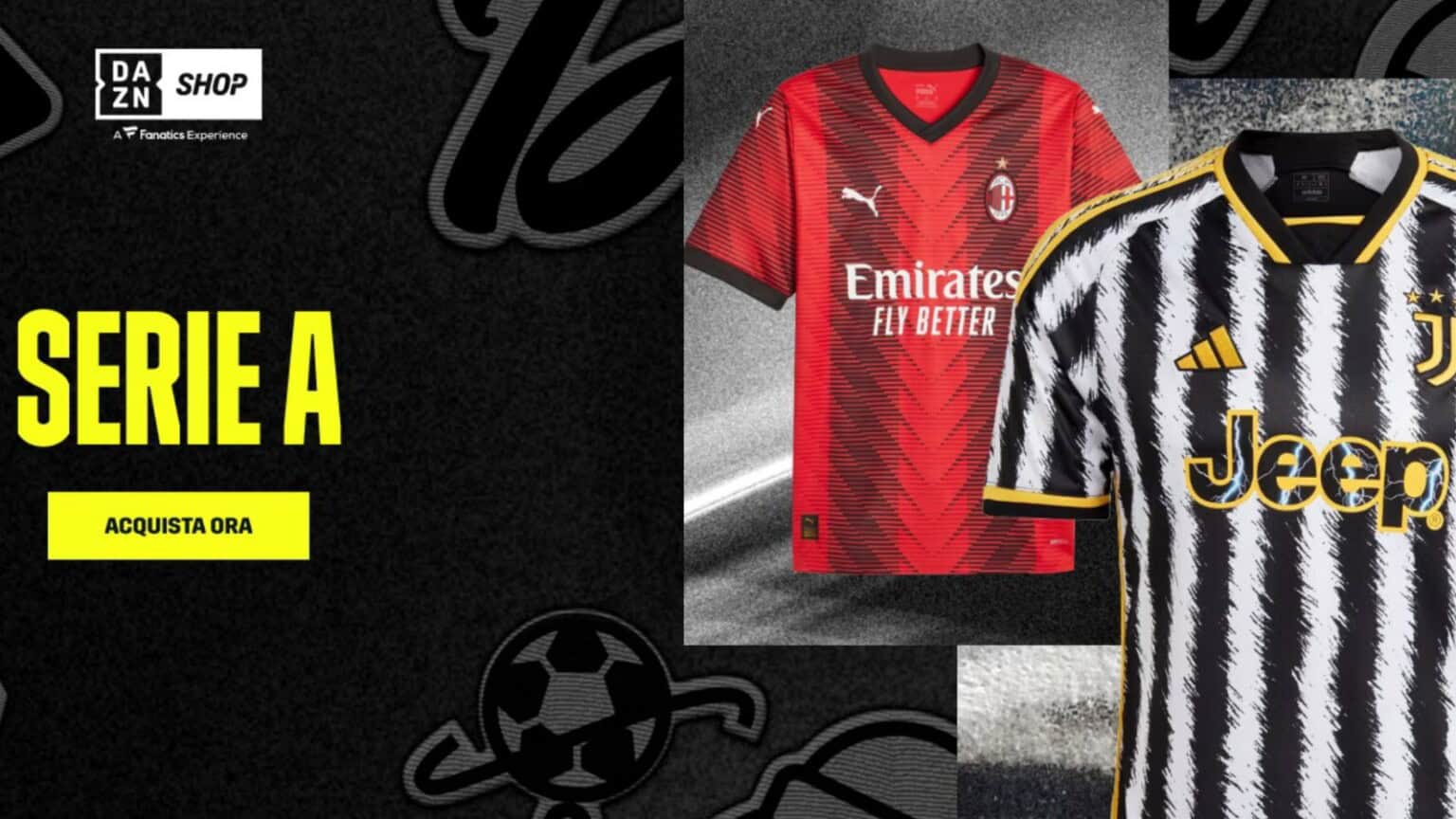 DAZN Shop arriva in Italia, ecco l'e-commerce con il merchandise ufficiale