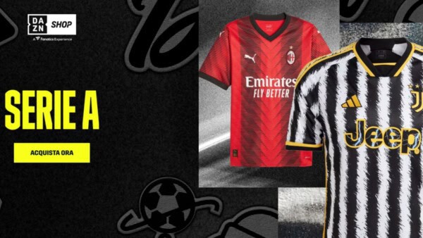 DAZN Shop arriva in Italia, ecco l'e-commerce con il merchandise ufficiale