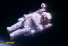 immagine spaventosa dello spazio astronauta