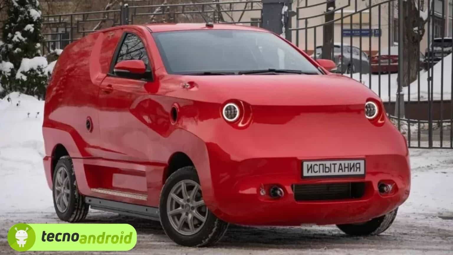Tesla distrutta da questa bizzarra auto elettrica made in Russia?