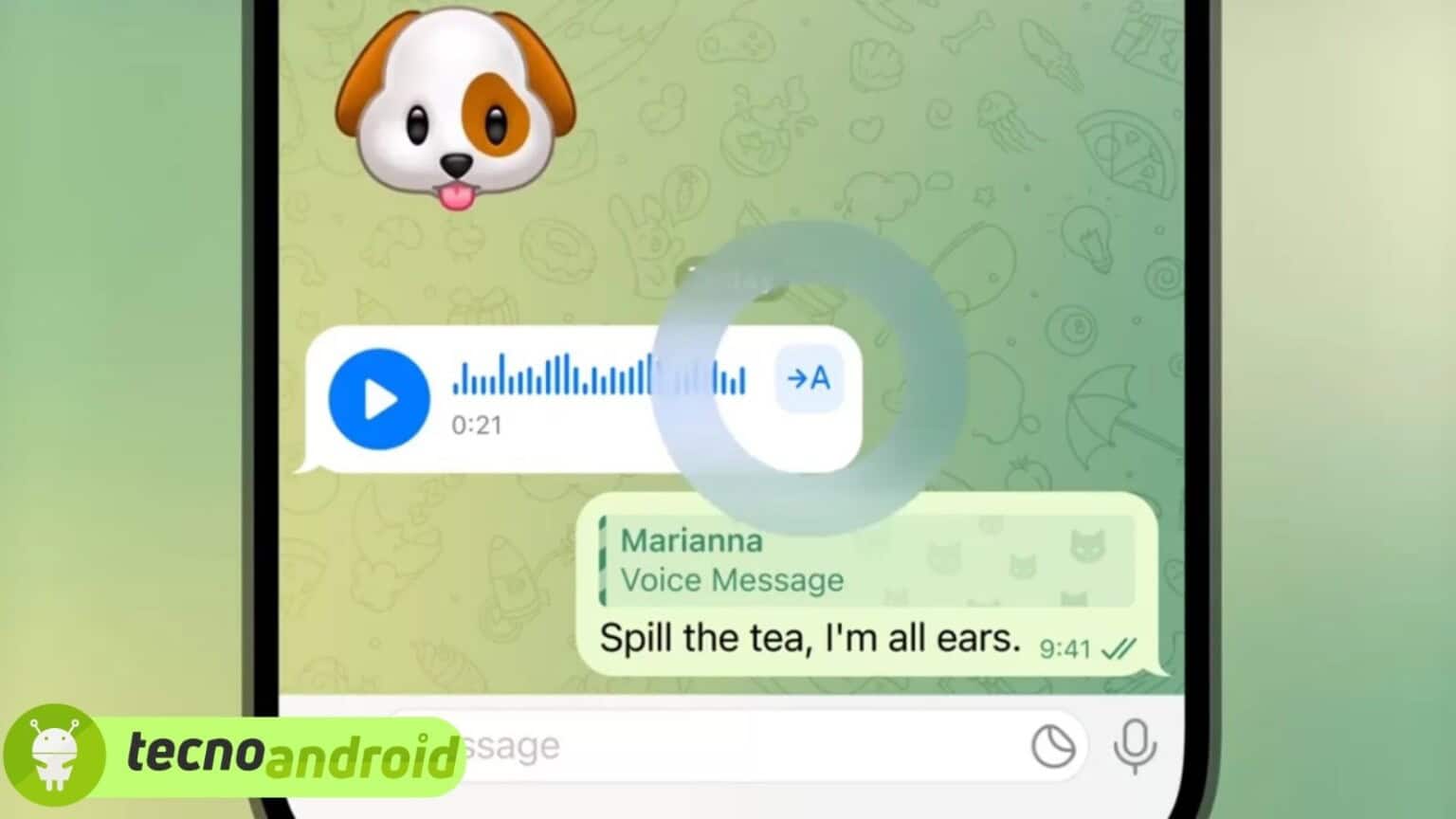 Telegram: arriva la trascrizione dei messaggi vocali
