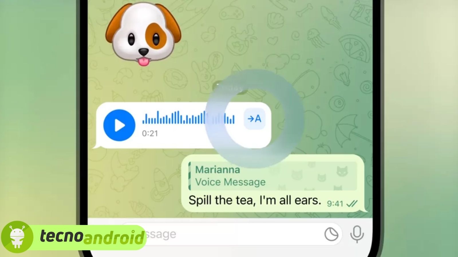 Telegram: arriva la trascrizione dei messaggi vocali