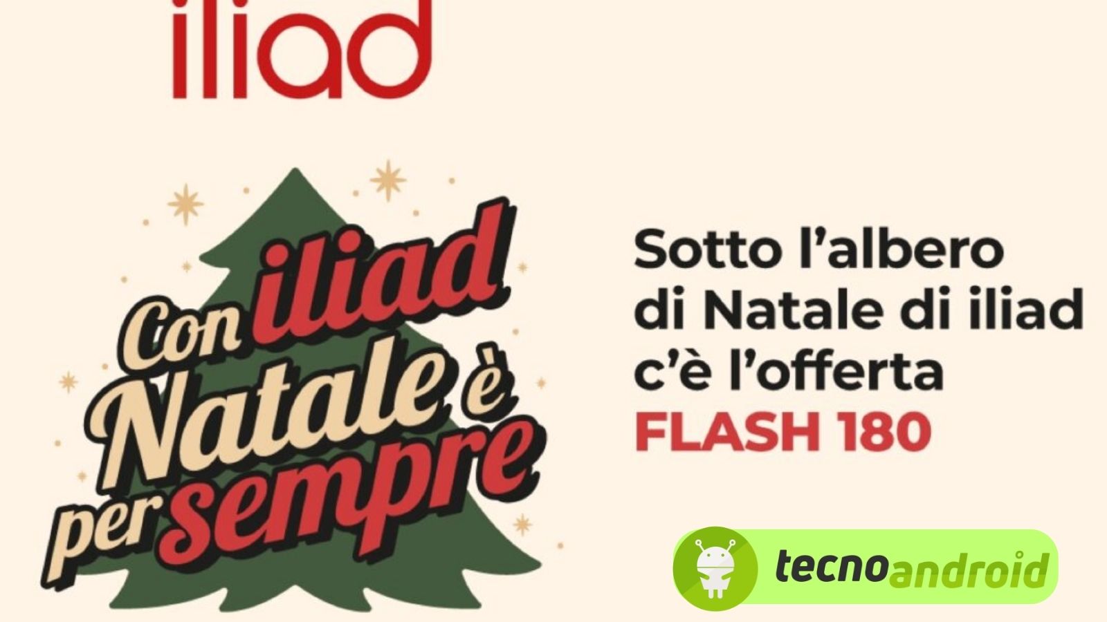 In arrivo la promo per Natale di Iliad “Flash 180”