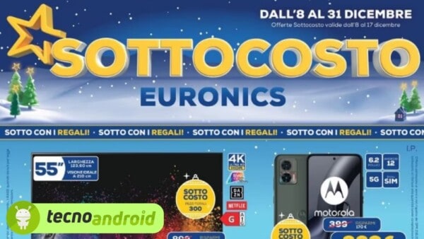 Con il sottocosto Euronics si possono completare i regali di Natale
