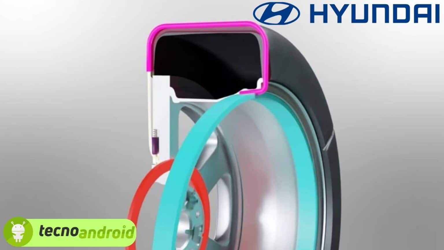Hyundai progetta gli pneumatici con incorporate le catene da neve