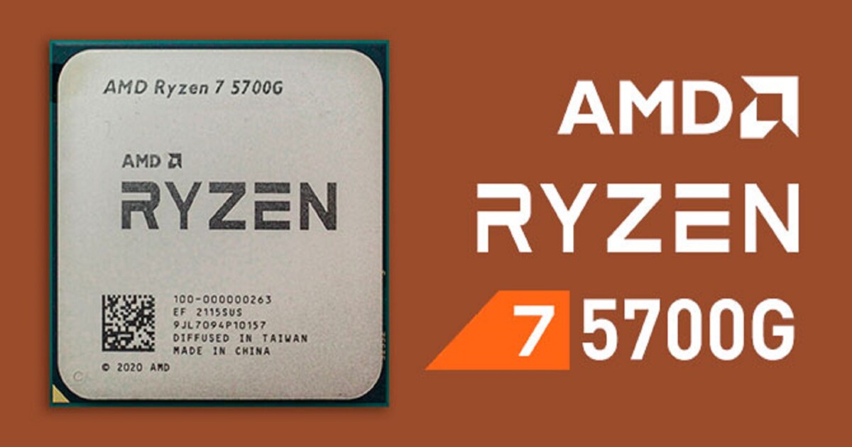 Amd Ryzen 7 5700G 8Core Processore