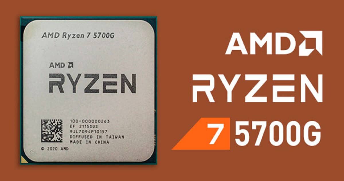 amazon Amd Ryzen 7 5700G 8Core Processore