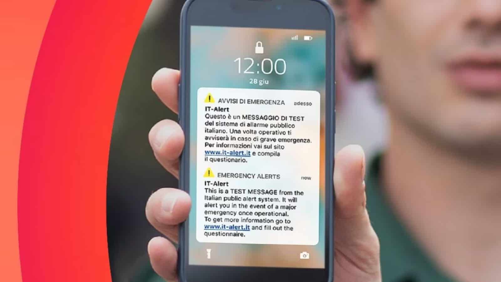 IT-Alert, ecco i messaggi che sono arrivati in questi giorni e DOVE