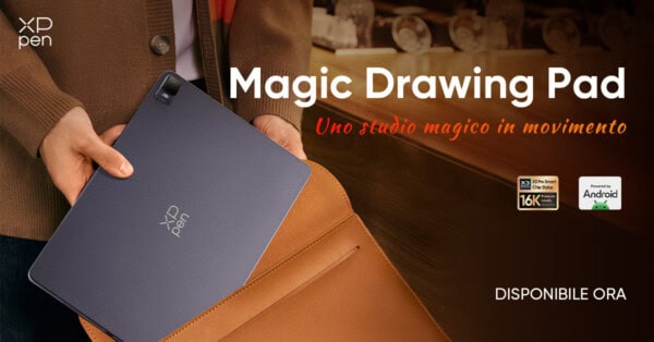 XPPen lancia Magic Drawing Pad: la prima tavoletta grafica portatile professionale