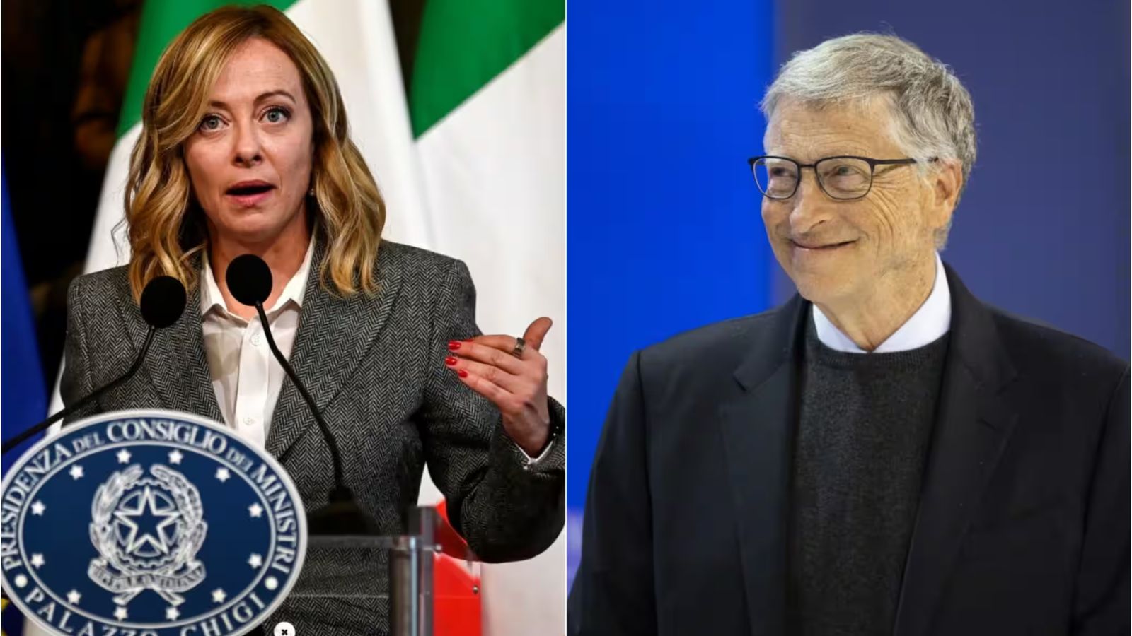 Bill Gates e Giorgia Meloni giovedì scorso hanno parlato di IA