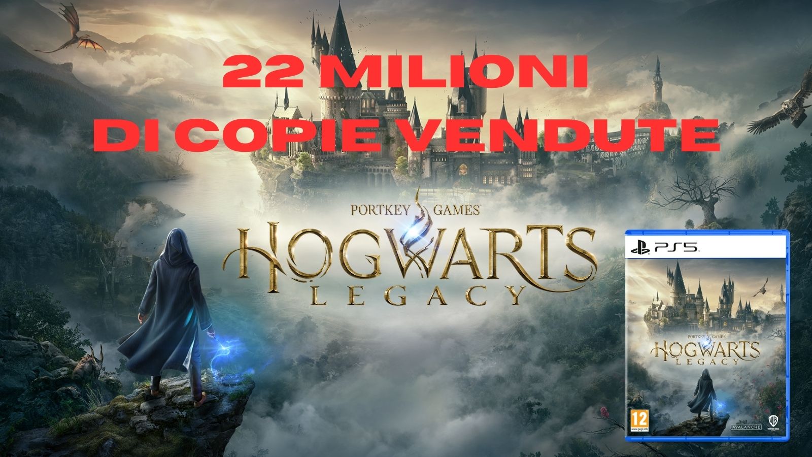 Hogwarts Legacy ha venduto 22 milioni di copie