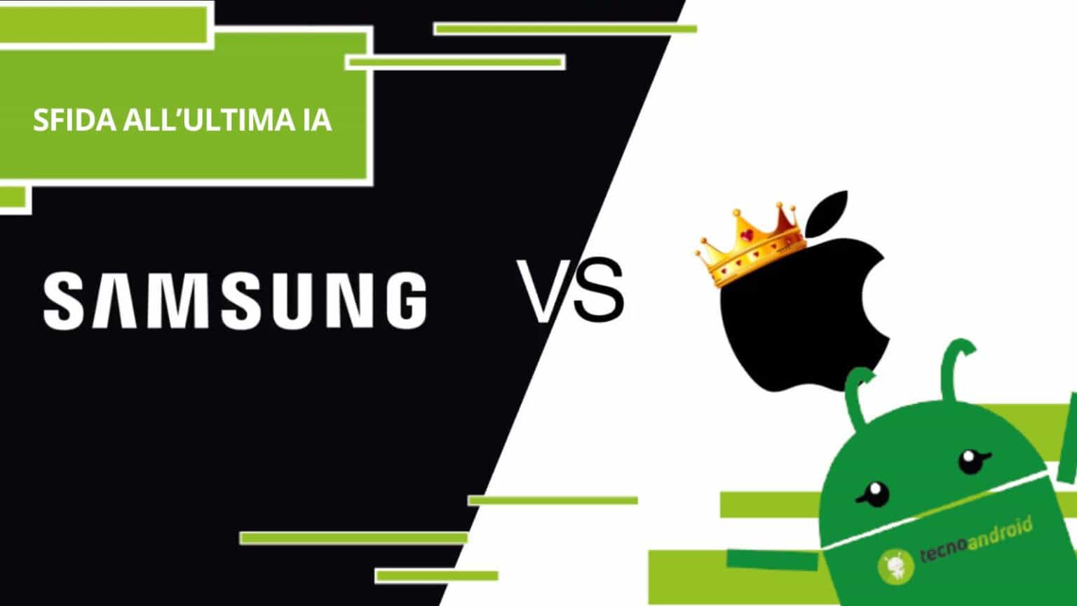 Apple, nel 2024 Samsung potrebbe superarlo di gran lunga grazie all'IA