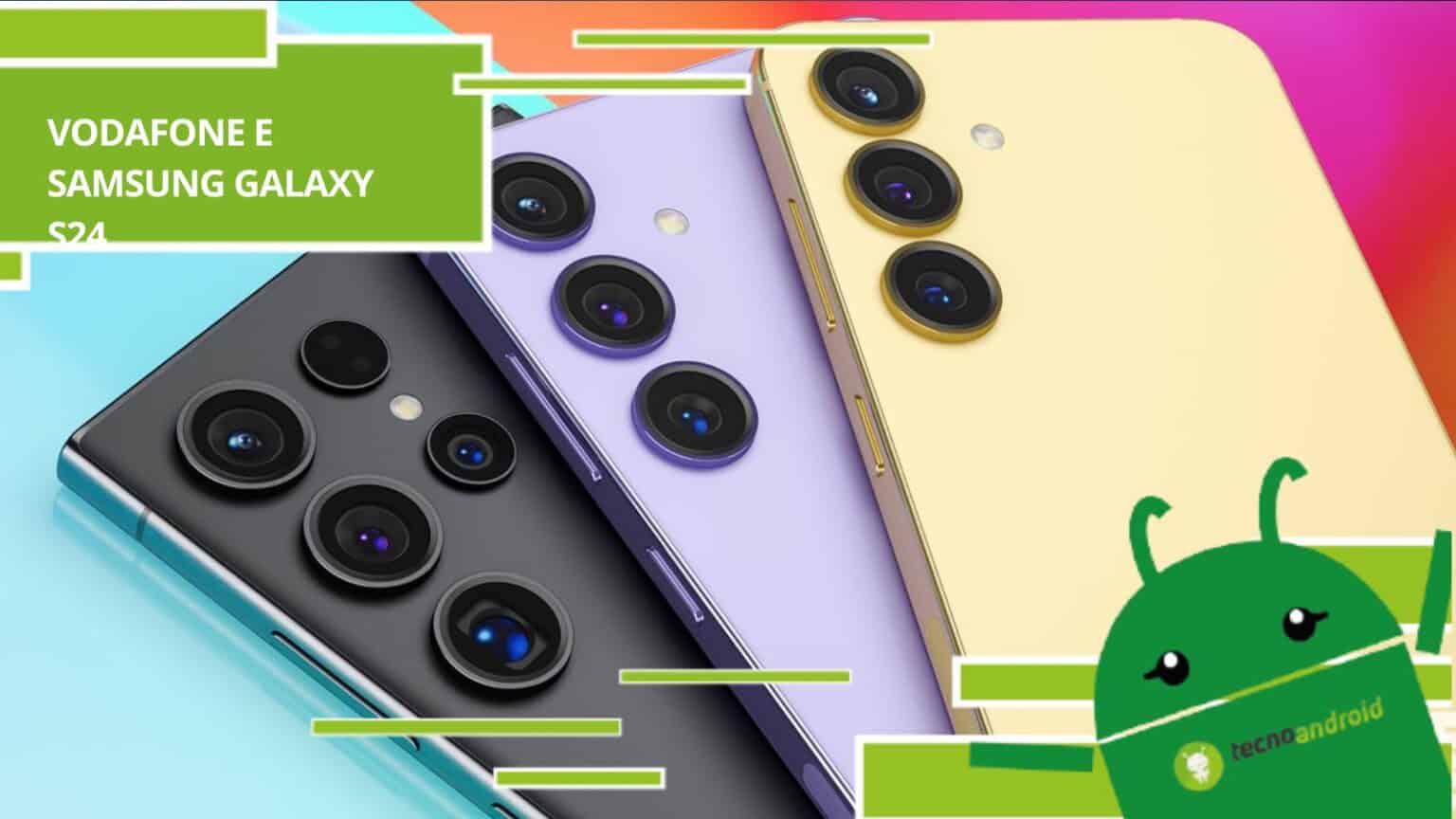 Vodafone, l'operatore ti offre un mega sconto sul nuovo Samsung Galaxy S24