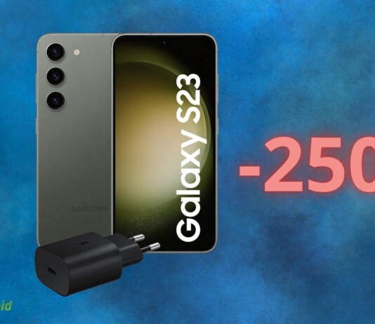 Samsung Galaxy S23: prezzo REGALO su Amazon (-250€)